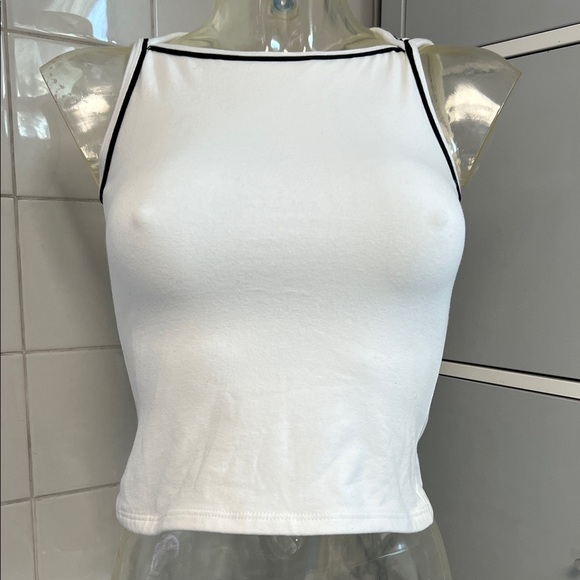 Boat Neck Dance Tank Top Varsity M EUC - Picture 1 of 9
